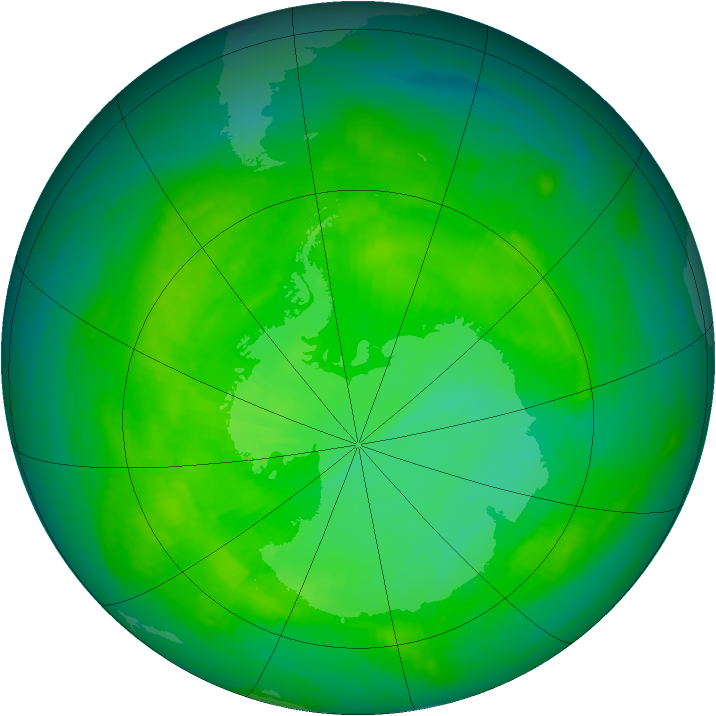 Ozone Map 1988-11-22